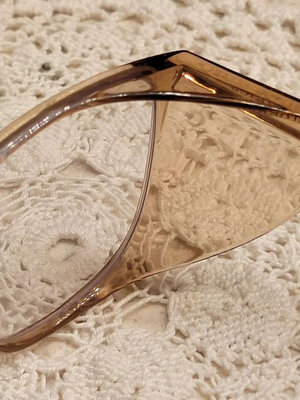 STOGGLES SAFETY GLASSES GOGGLES EYEGLASSES BLUE LIGHT SQUARE PEACH 50 20 145